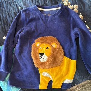 Mini Boden lion sweatshirt